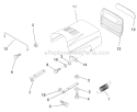 Page B Diagram and Parts List for WE125R38A  Weed Eater Lawn Tractor